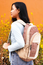Load image into Gallery viewer, Handwoven Hemp Backpack