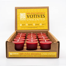 Load image into Gallery viewer, Beeswax Votives - Red or Natural: Natural