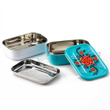 Load image into Gallery viewer, Bright Floral Bento Box Set