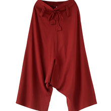 Load image into Gallery viewer, Men's Wide Leg Linen Casual Pants