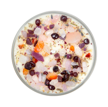 Load image into Gallery viewer, Love Intention Candles - Herb, Flower, & Crystal Candles