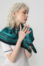Load image into Gallery viewer, Mulberry silk twill square scarf