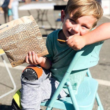 Load image into Gallery viewer, Compostable XL Sandwich Bags Chevron 50 Count