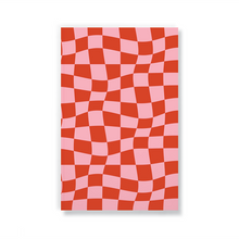 Load image into Gallery viewer, Wonky Checkers Classic Layflat Journal Notebook