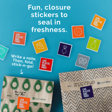 Load image into Gallery viewer, Compostable XL Sandwich Bags Chevron 50 Count