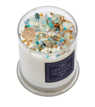 Load image into Gallery viewer, Crystal Waters Candle - Flower, Herb, and Crystal Candles