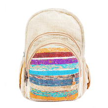 Load image into Gallery viewer, Handwoven Hemp Backpack