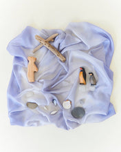 Load image into Gallery viewer, Earth Playsilks - Open-Ended 100% Silk, Natural Waldorf Toys: Stone