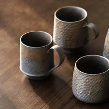 Load image into Gallery viewer, Vintage Japanese Stoneware Ceramic Coffee Mug