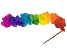 Load image into Gallery viewer, Customized Women Real Silk Streamer Purple Pastel Color Belly Dance Props 5 Mommes Habotai Worship Silk Streamer 400X45cm Flowy