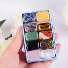 Load image into Gallery viewer, Tumbled Stones, Set of 10, Natural, 15–20mm