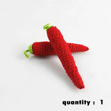 Load image into Gallery viewer, Knitted Wool Play Food, Fruits and Vegetables