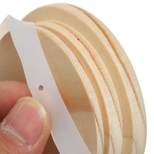 Load image into Gallery viewer, Reusable Bamboo Wood Lids With Straw Hole Smoothies Canning Storage Bottles Mason Jar Lid Wide Mouth Cup Eco Friendly Covers Cap
