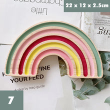 Load image into Gallery viewer, Montessori Wooden Sorting Rainbow Board