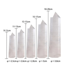 Load image into Gallery viewer, Natural Clear Quartz Healing Obelisk Wand