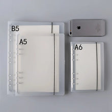 Load image into Gallery viewer, Transparent Diary Binder/Notebook Planner