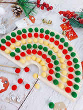 Load image into Gallery viewer, Montessori Wooden Sorting Rainbow Board