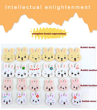 Load image into Gallery viewer, Cartoon Wooden Toy Rabbit Changing Clothes Puzzles Montessori Educational Dress Changing Jigsaw Puzzle Toys Children Kids Gifts