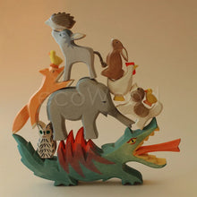 Load image into Gallery viewer, Baby Wooden Toys Handcarft Forest Animals Toys For Kids Nordc Handmade Montessori Educational Toy Figure Cognitions For Children