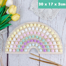 Load image into Gallery viewer, Montessori Wooden Sorting Rainbow Board