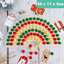 Load image into Gallery viewer, Montessori Wooden Sorting Rainbow Board