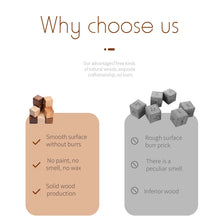 Load image into Gallery viewer, Nordic Wooden Cube Blocks - Montessori Stacking Toy