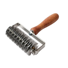 Load image into Gallery viewer, Stainless Steel Lattice Cutter Roller - Pastry & Pizza Dough Wheel