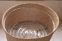 Load image into Gallery viewer, Seaweed Wicker Basket Rattan Hanging Flowerpot  Dirty Clothes    Storage    WF1015