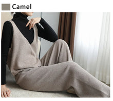 Load image into Gallery viewer, 100% Wool Wide-Leg Knitted Pants