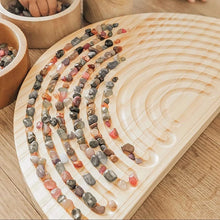Load image into Gallery viewer, Montessori Wooden Sorting Rainbow Board