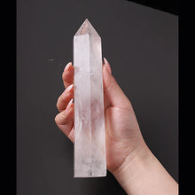 Load image into Gallery viewer, Natural Clear Quartz Healing Obelisk Wand
