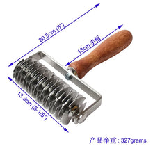 Load image into Gallery viewer, Stainless Steel Lattice Cutter Roller - Pastry & Pizza Dough Wheel
