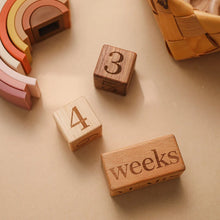Load image into Gallery viewer, Nordic Wooden Cube Blocks - Montessori Stacking Toy