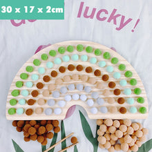 Load image into Gallery viewer, Montessori Wooden Sorting Rainbow Board