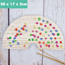 Load image into Gallery viewer, Montessori Wooden Sorting Rainbow Board