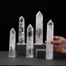 Load image into Gallery viewer, Natural Clear Quartz Healing Obelisk Wand