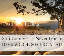 Load image into Gallery viewer, 100% Wool V-Neck Batwing Sleeve Knit Dress