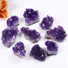 Load image into Gallery viewer, Amethyst Cluster, Small Natural Raw Crystal, 10–60g