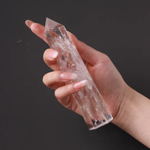 Load image into Gallery viewer, Natural Clear Quartz Healing Obelisk Wand
