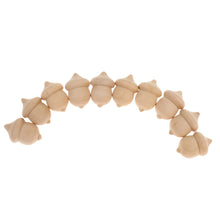 Load image into Gallery viewer, Unfinished Wooden Acorns for Crafts, 10 Pack