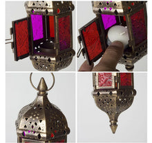 Load image into Gallery viewer, Moroccan Wall Hanging Candle Holder