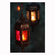 Load image into Gallery viewer, Moroccan Wall Hanging Candle Holder