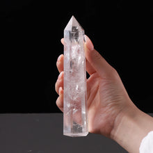 Load image into Gallery viewer, Natural Clear Quartz Healing Obelisk Wand