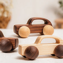 Load image into Gallery viewer, Montessori Nordic Wooden Cars