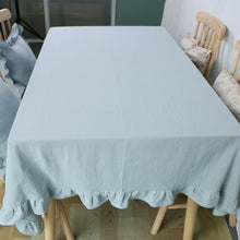 Load image into Gallery viewer, Flounce Cotton Tablecloth