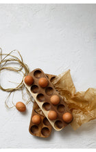Load image into Gallery viewer, Japanese Wooden Double-Row Egg Storage Box