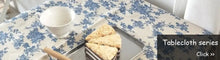 Load image into Gallery viewer, Retro Striped Cotton Linen Tablecloth