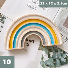 Load image into Gallery viewer, Montessori Wooden Sorting Rainbow Board