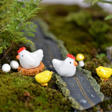 Load image into Gallery viewer, 12 Pcs Mix Chicken Chick Egg Nest Figurine Miniatures Home Decoration Kawaii Accessories Garden Decor for Home Easter Decoration