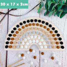 Load image into Gallery viewer, Montessori Wooden Sorting Rainbow Board